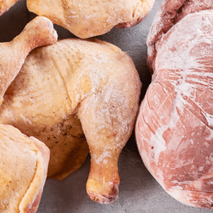 frozen meat and poultry