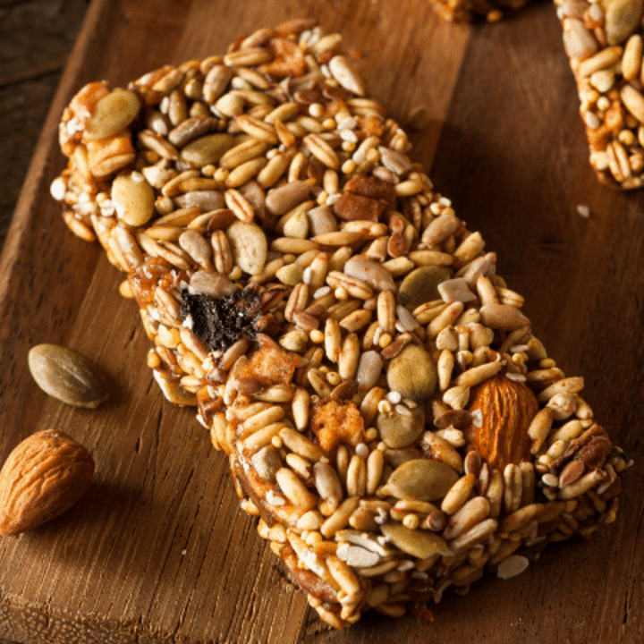 granola bars with seeds