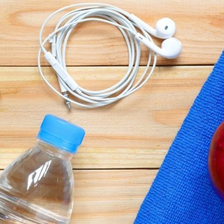 headphones, phone, water, apple