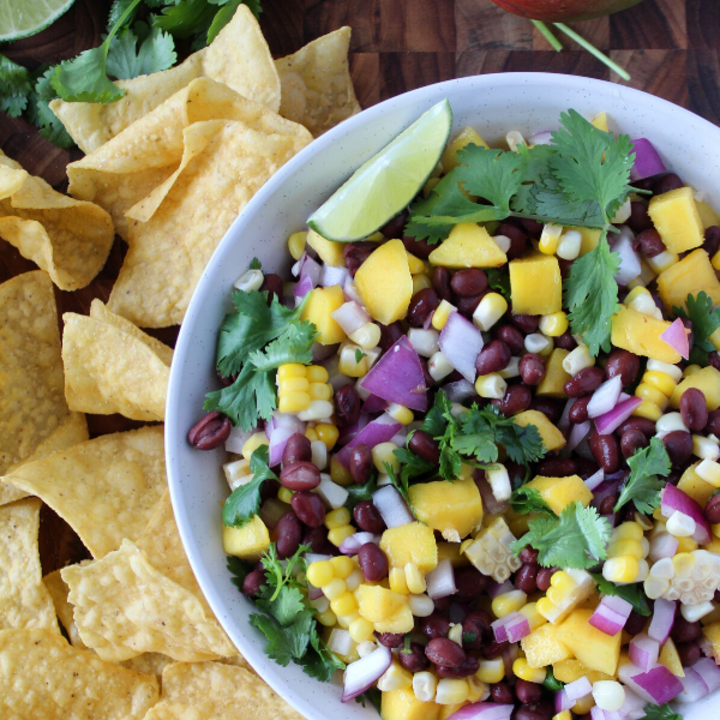 Mango Tango Black Bean Salsa