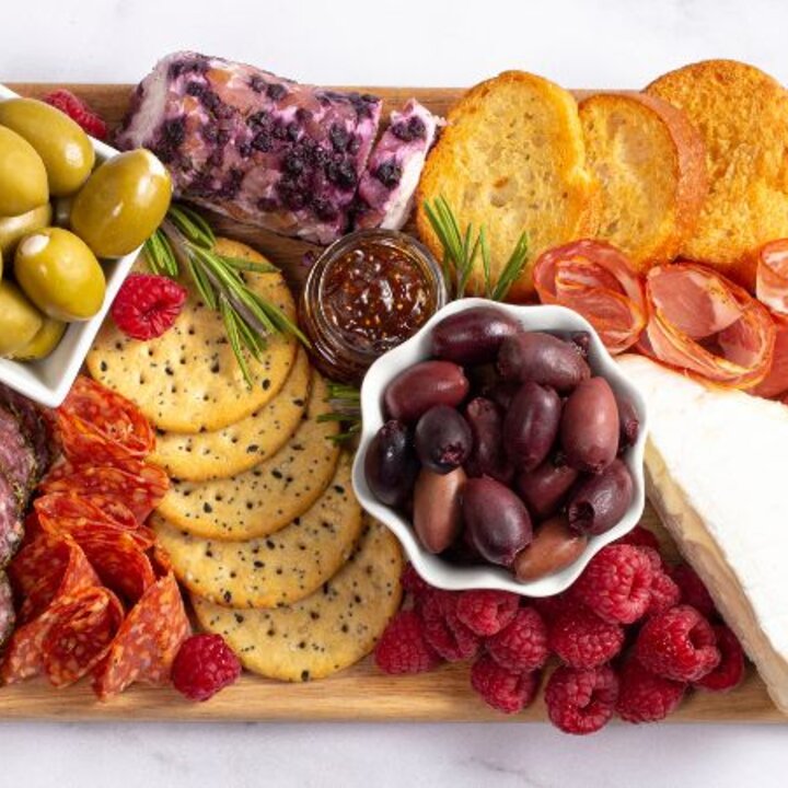 meat and cheese tray