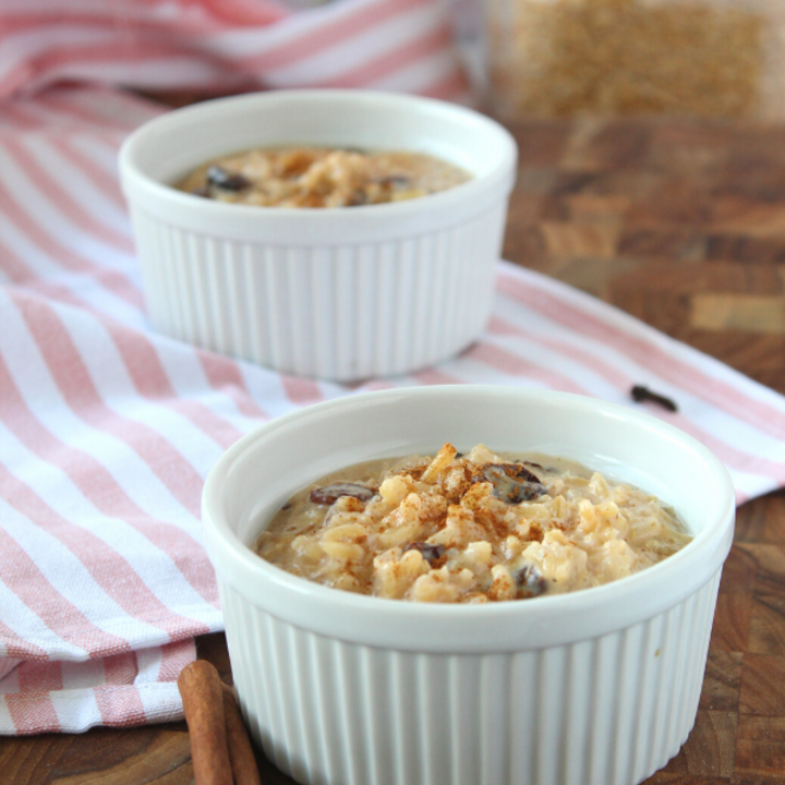 Mexican Rice Pudding in Ramekins