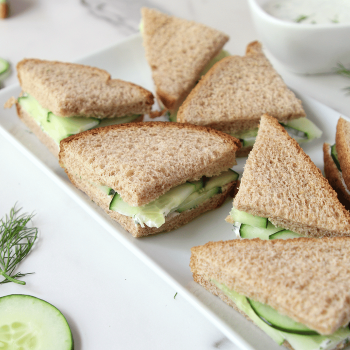 Mini cucumber Sandwiches