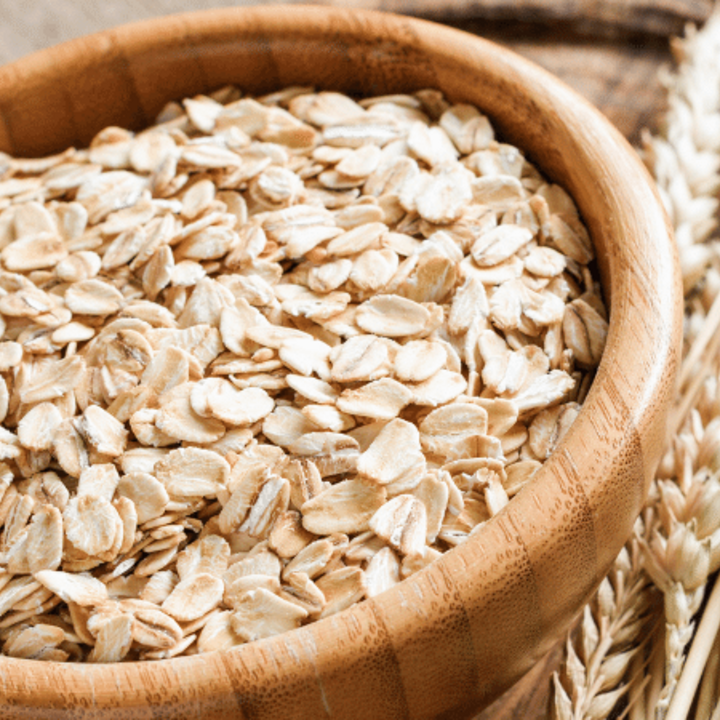 rolled oats in a bowl