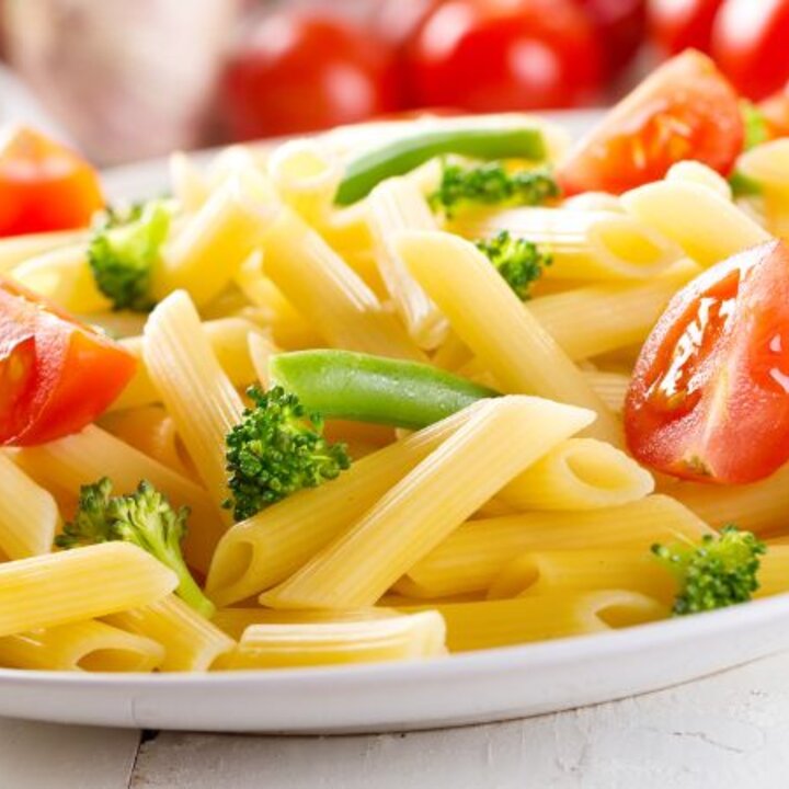 pasta and vegetables