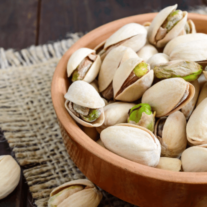 pistachios in a bowl