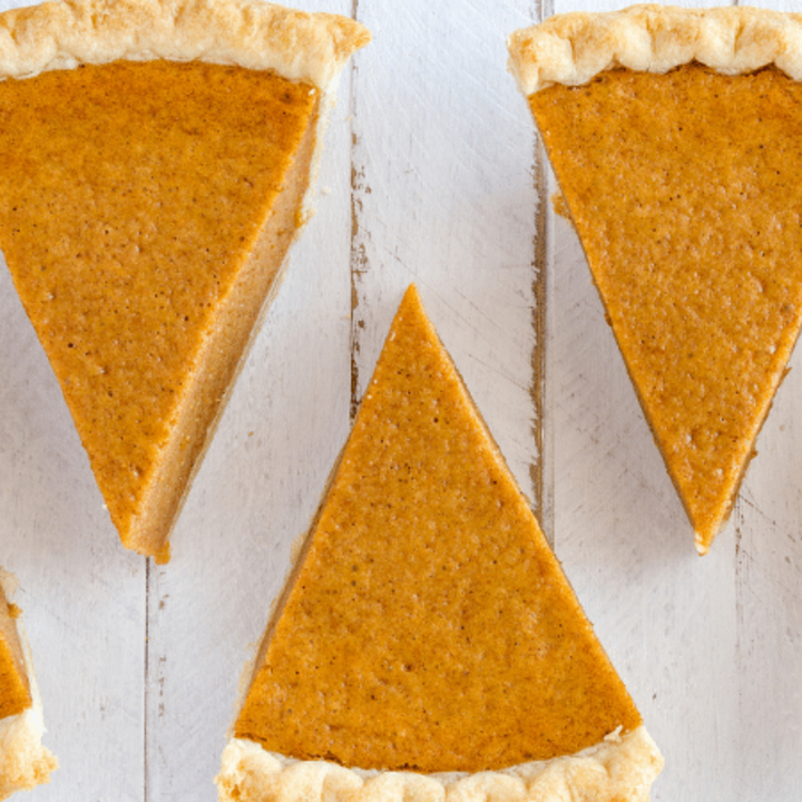 pumpkin pie slices