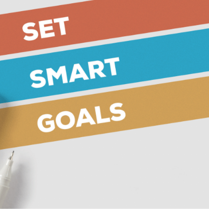 set smart goals by using a pencil or an electronic device