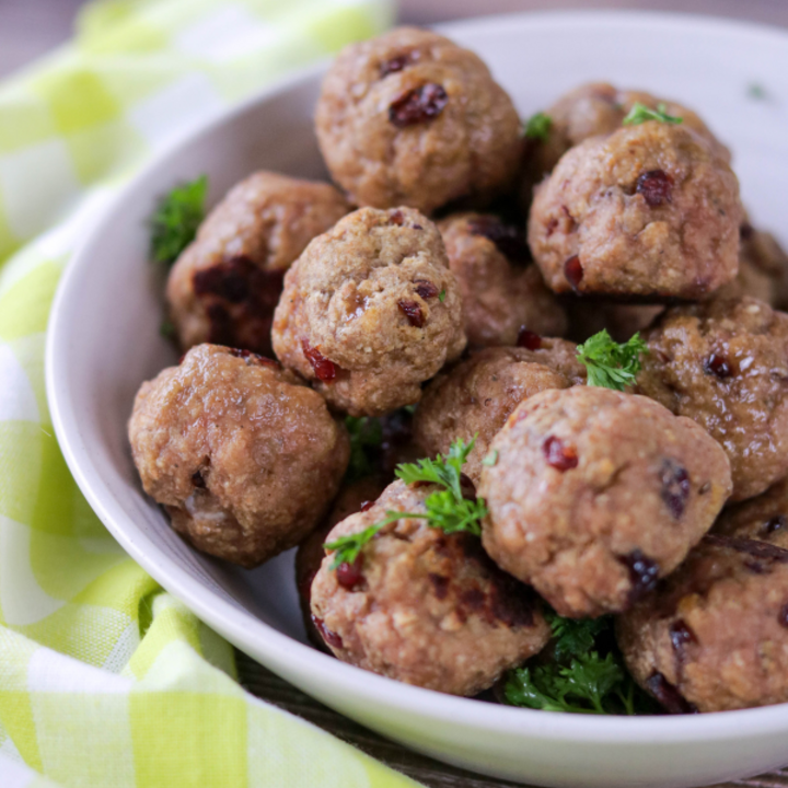 Meatballs in a bowl