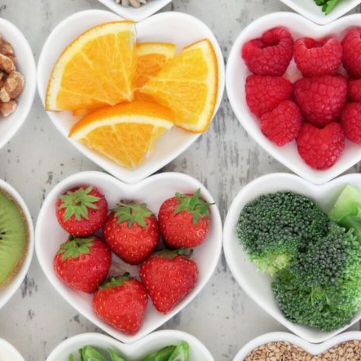 variety of healthy foods in bowls