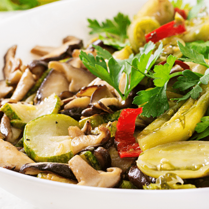 vegetarian meal in a bowl