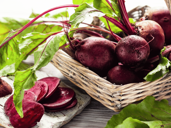 beets in a basket