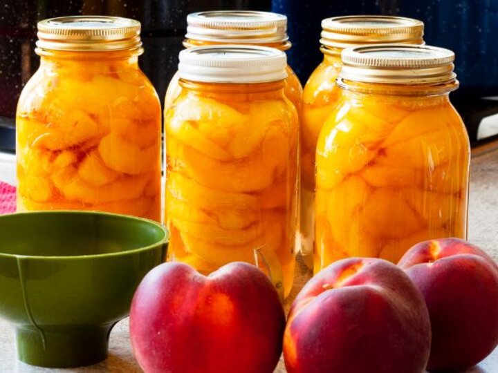 home canned peaches