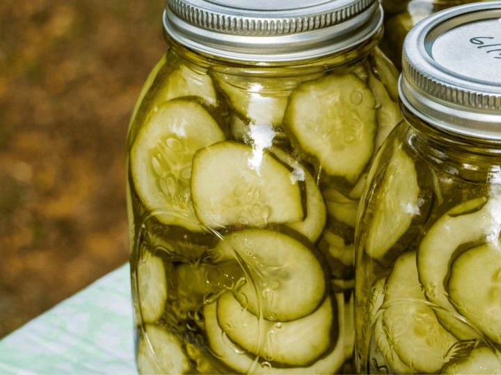 canned pickles