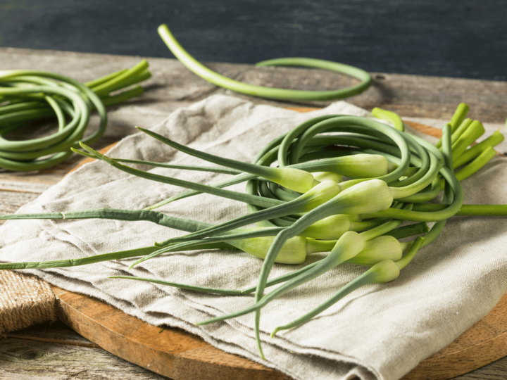 garlic scapes