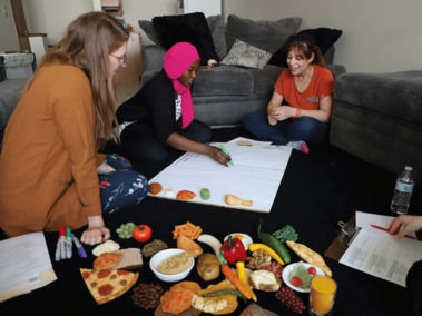 team working together