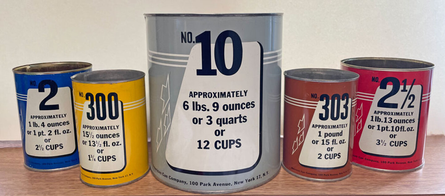 can sizes