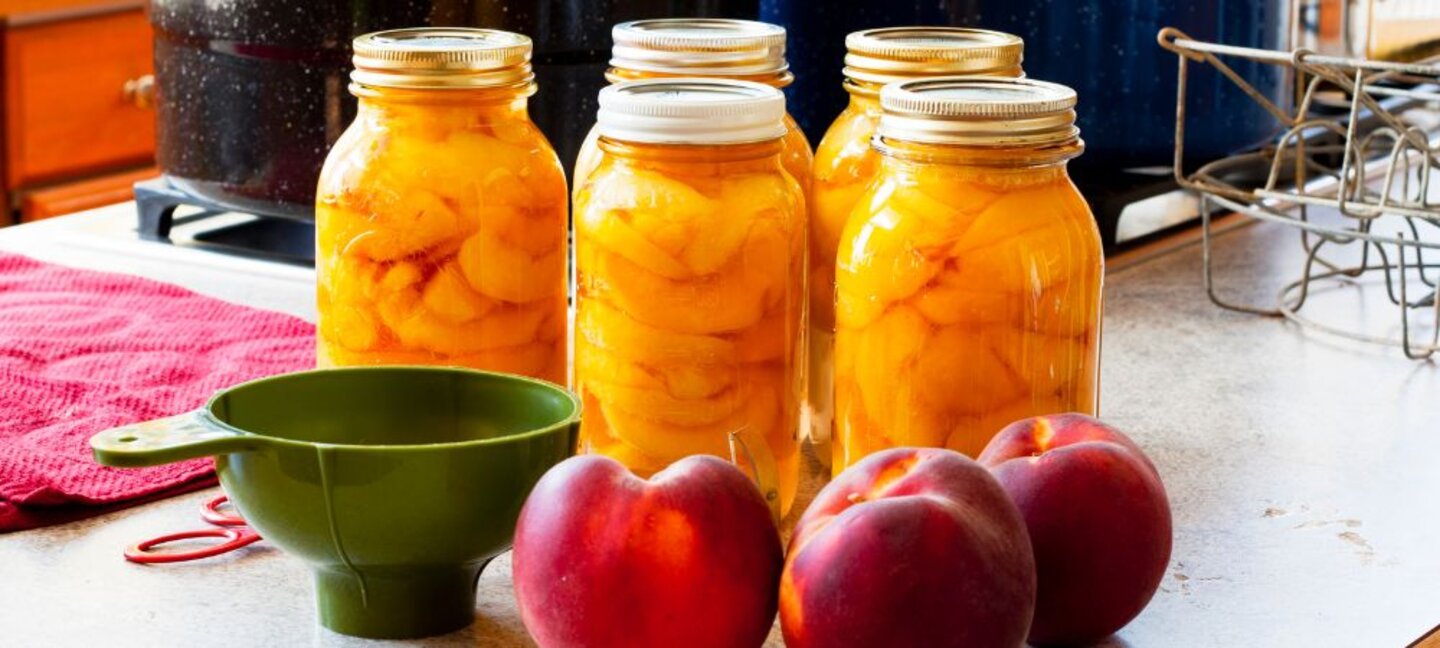 home canned peaches