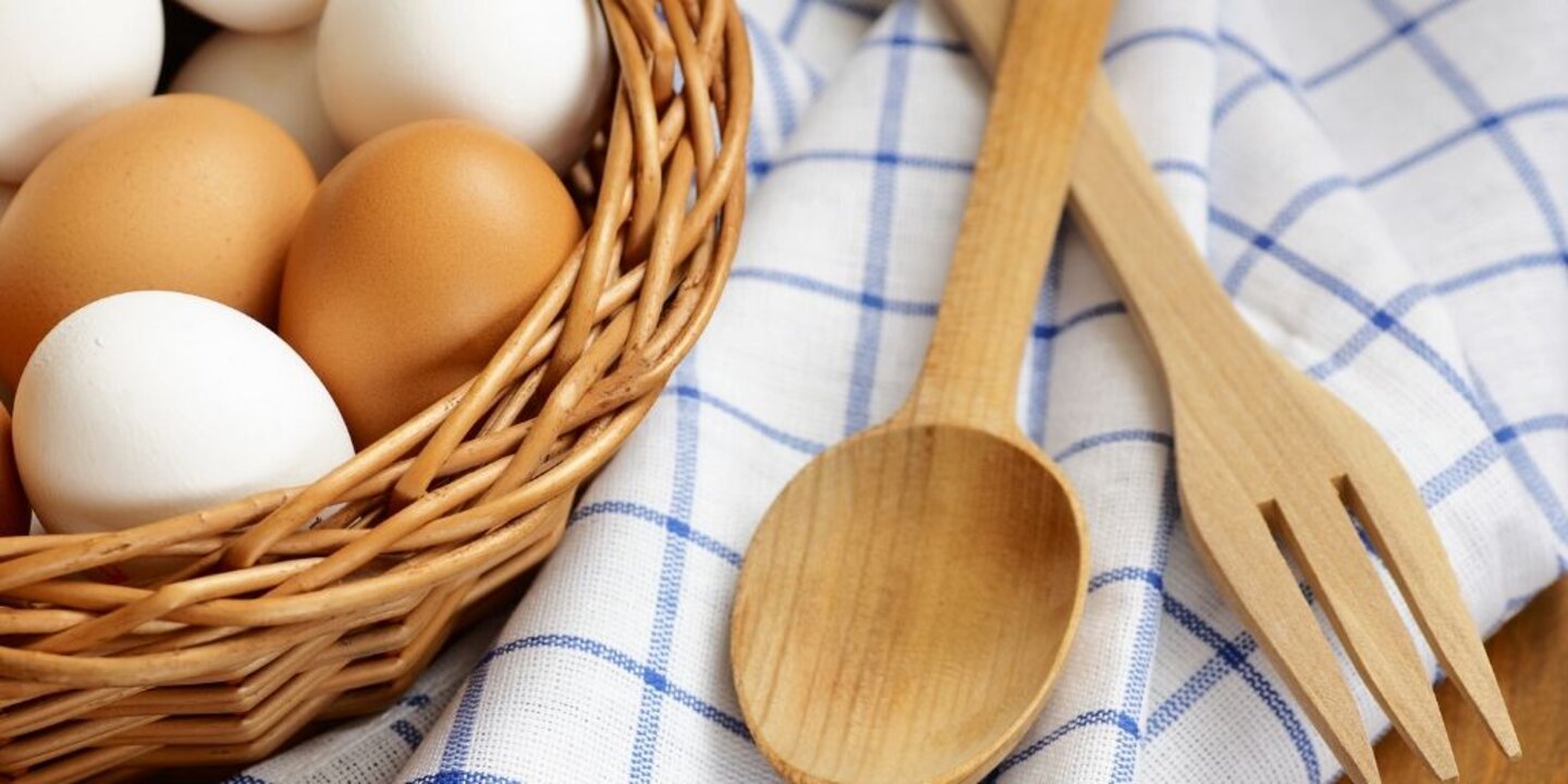 eggs in a basket