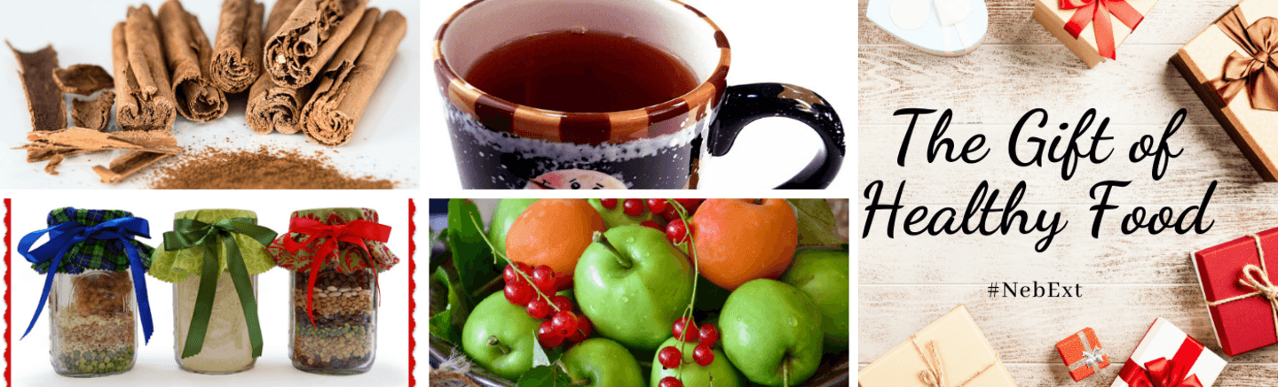 The Gift of Healthy Food collage.