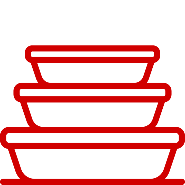 food storage containers icon