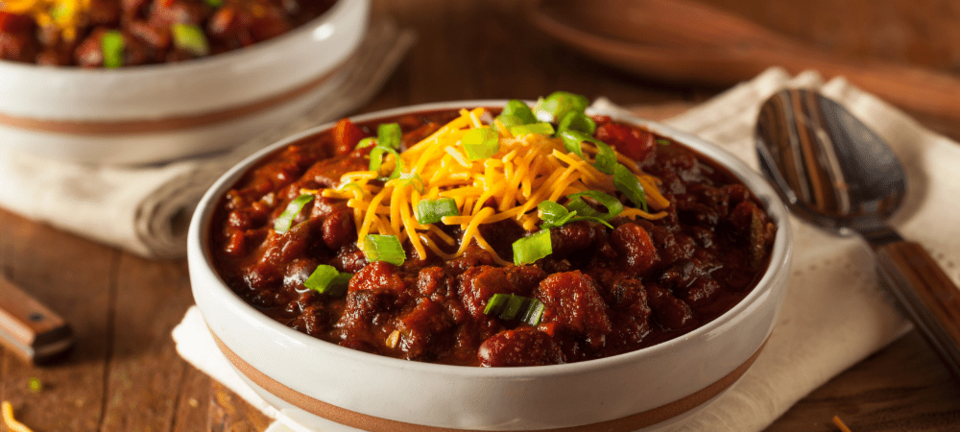 bowl of chili soup