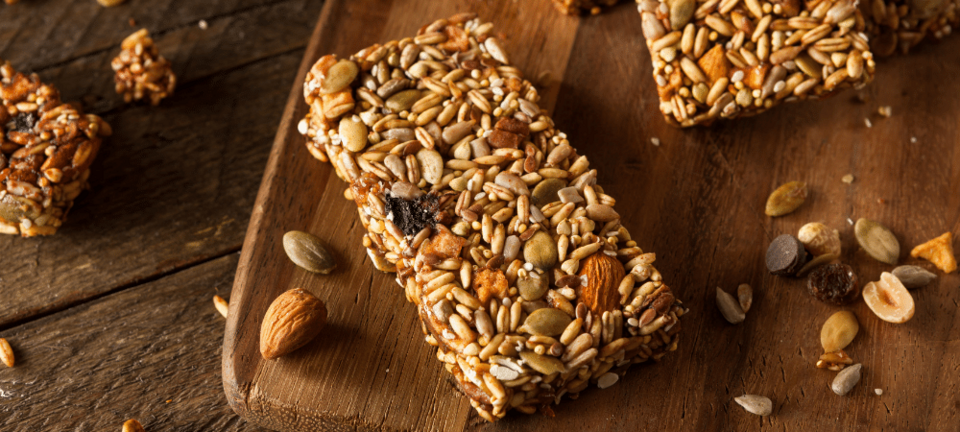 granola bars with seeds