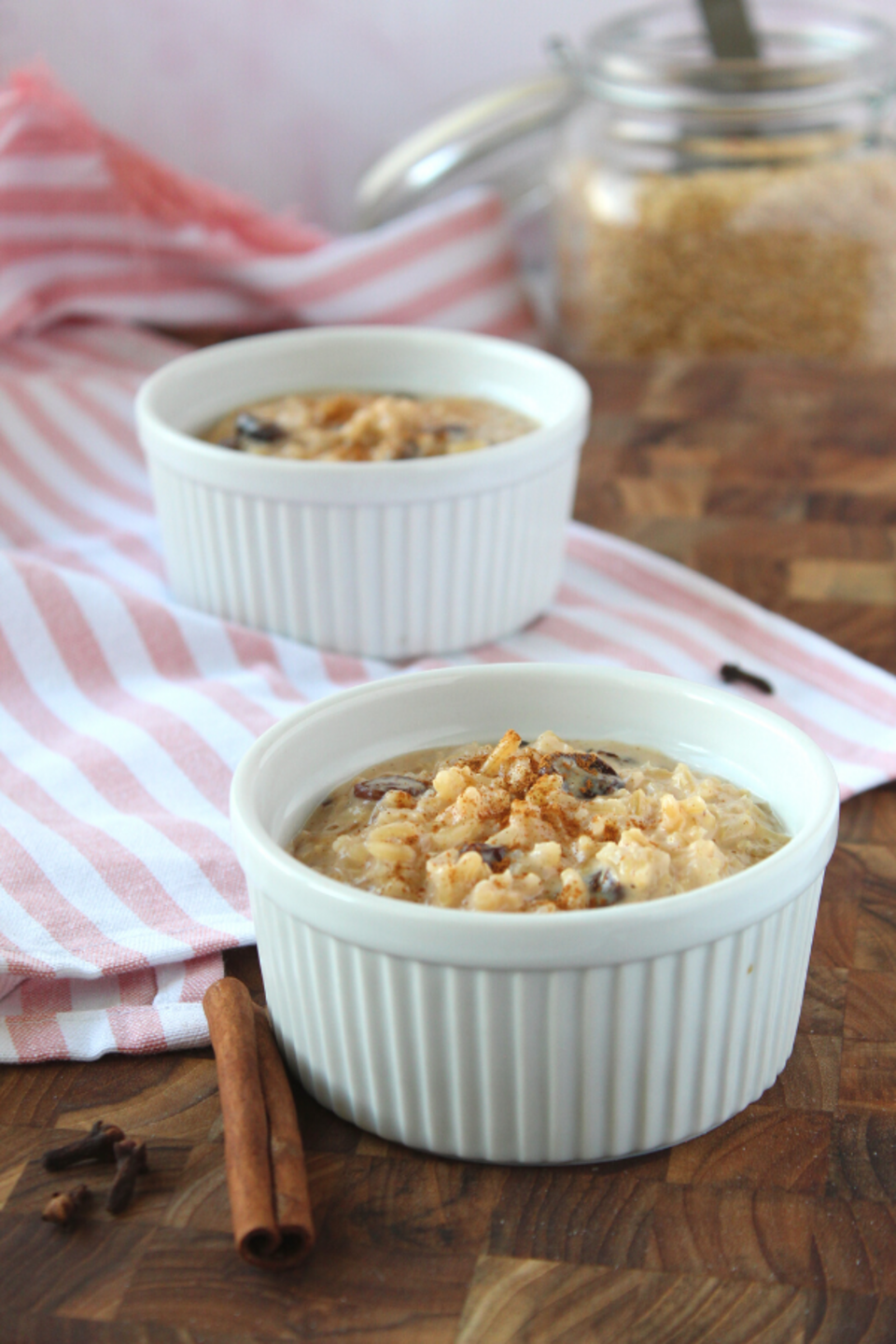 Mexican Rice Pudding in Ramekins