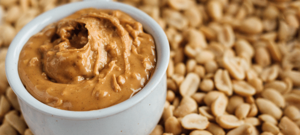 peanut butter in a bowl