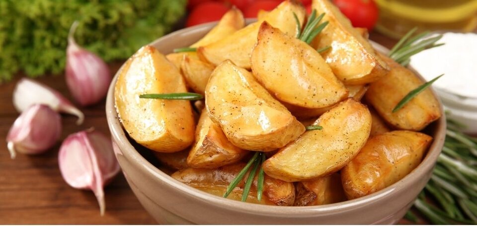 potatoes in a bowl