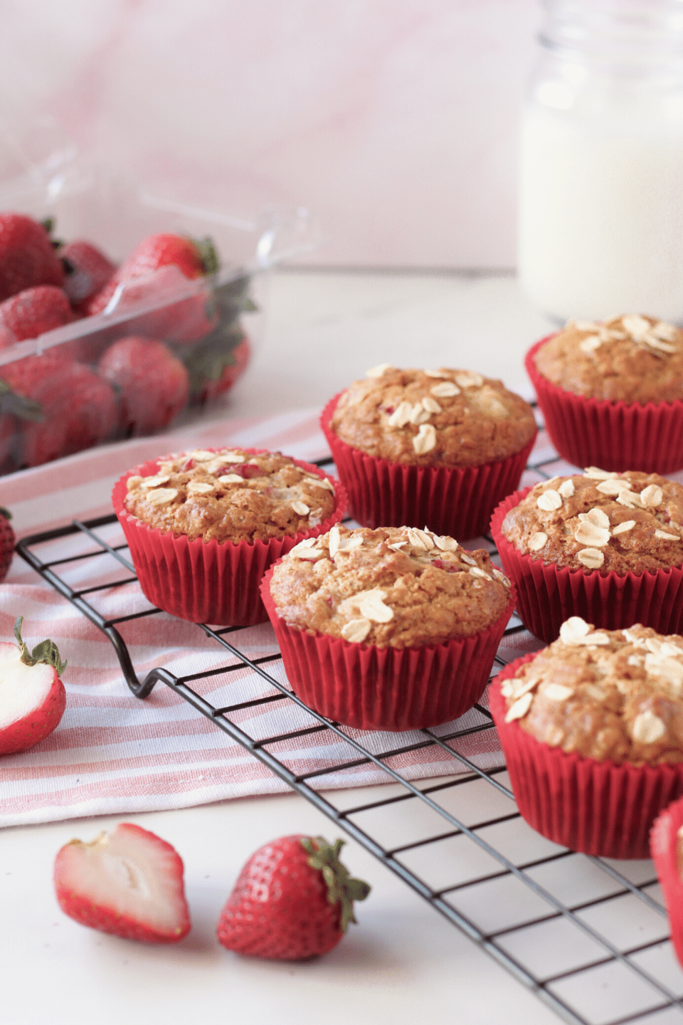 Super Strawberry Muffins