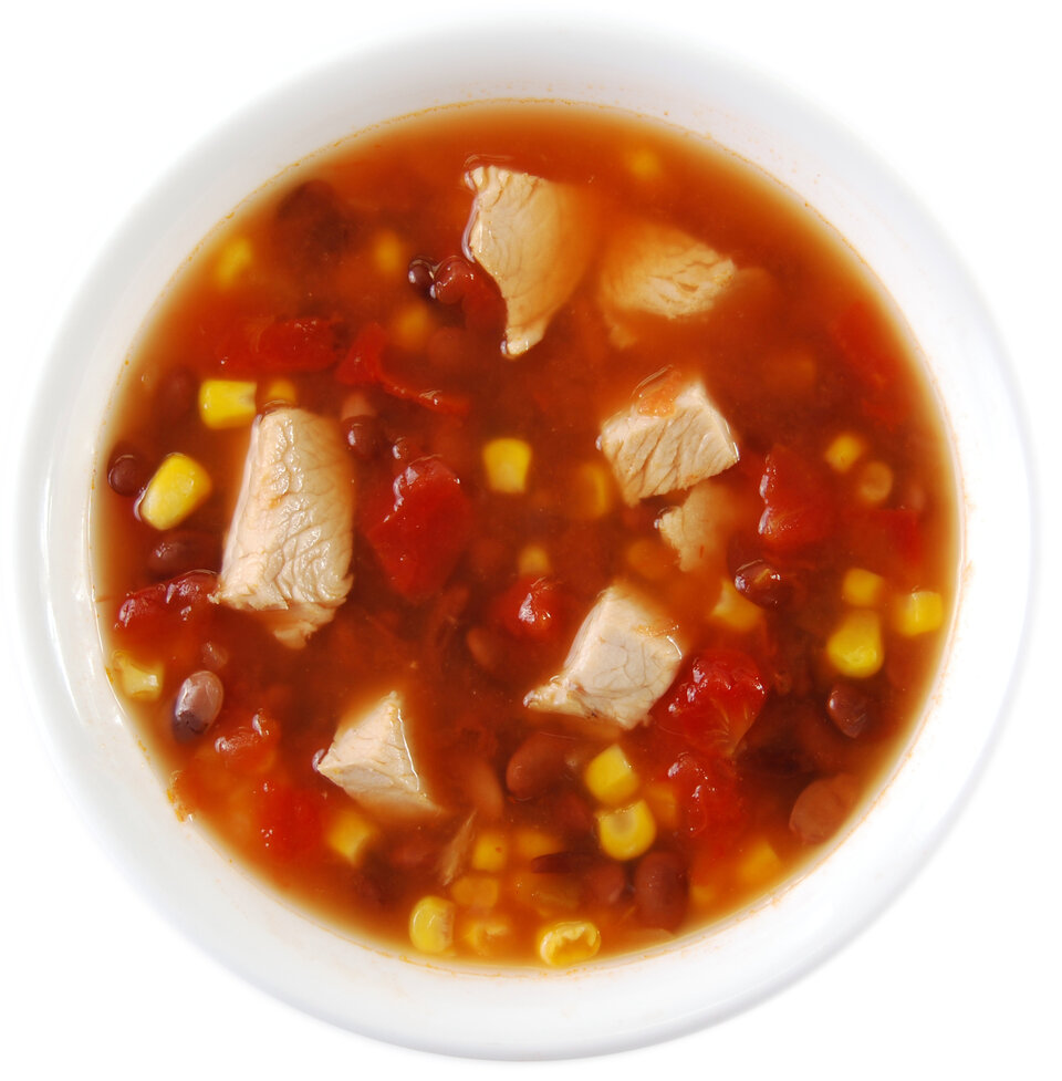 turkey salsa soup