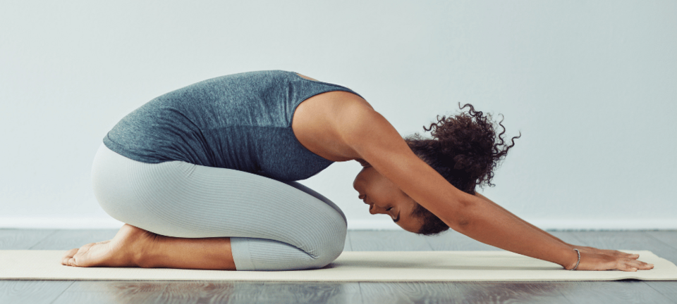 yoga childs pose