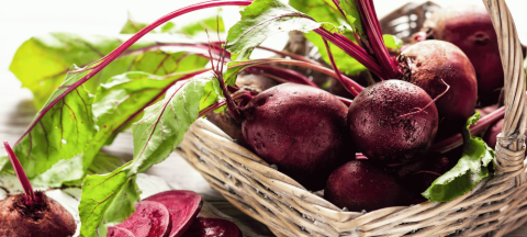 beets in a basket