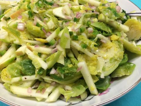 Brussels Sprout and Apple Salad